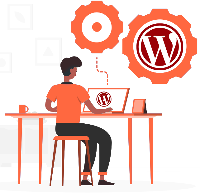 hire wordpress developer graphic